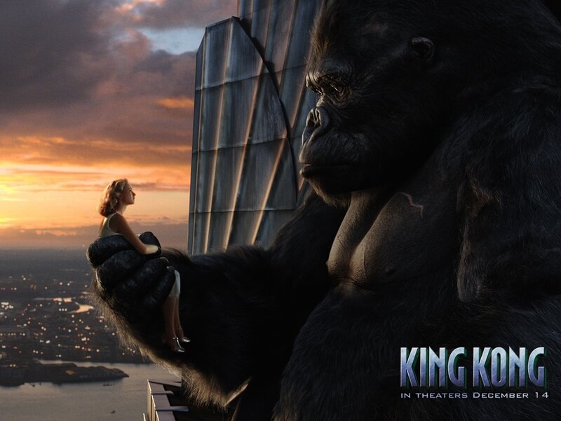 Giant Gorilla Holding Woman
