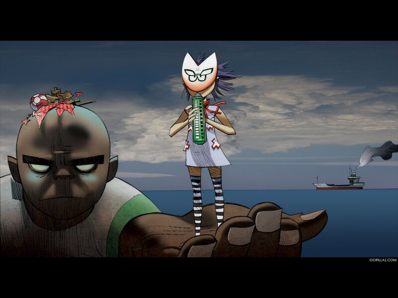Giant Hand Holding Girl
