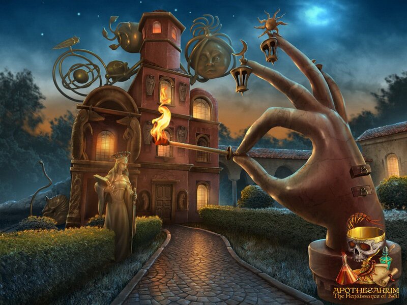 Giant Hand Holding Torch