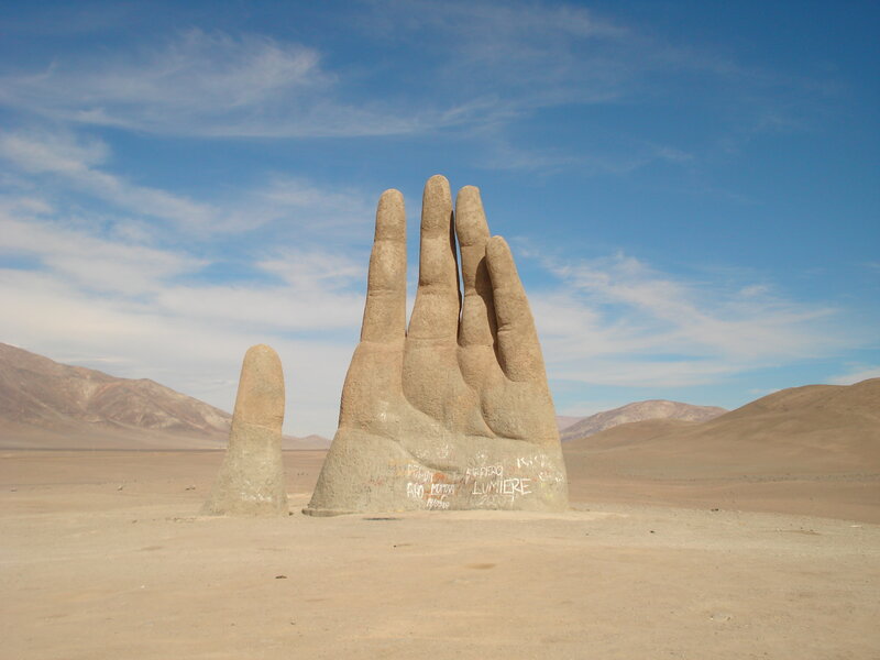 Giant Hand Sculpture