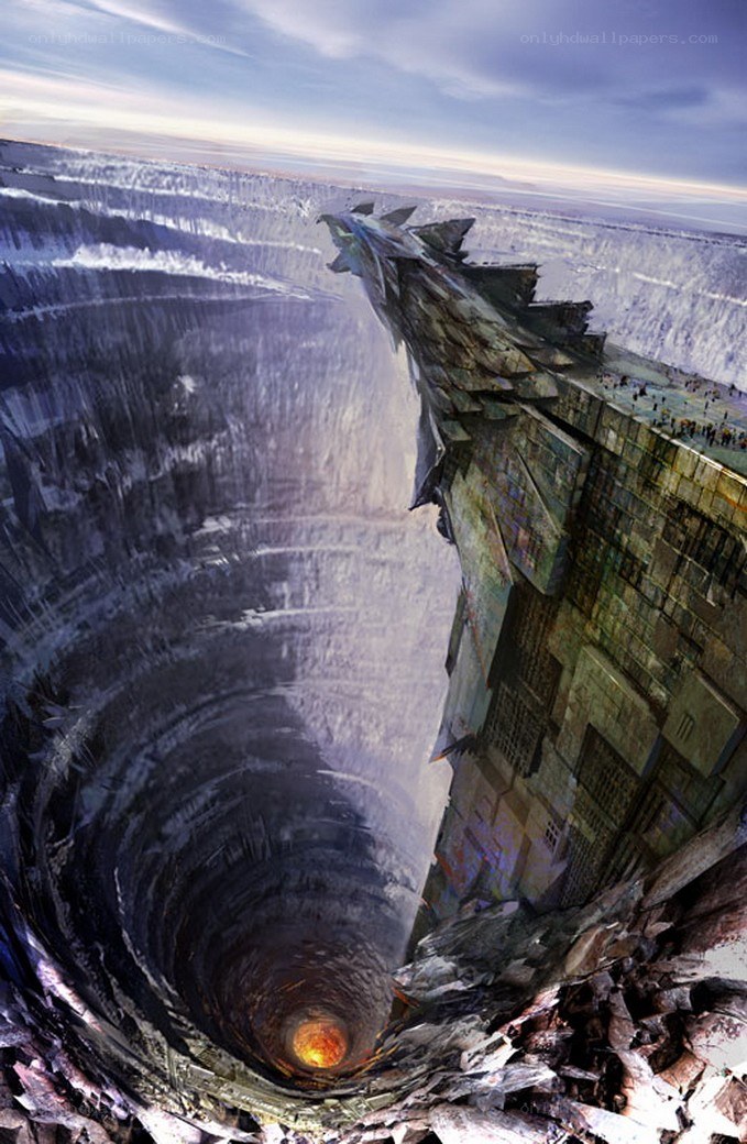 giant hole in the ground