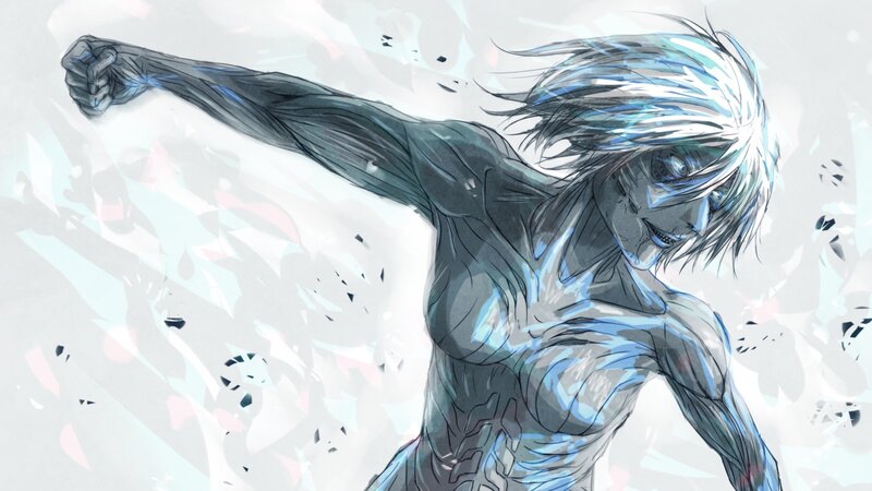 Giant Humanoid Figure — Blue