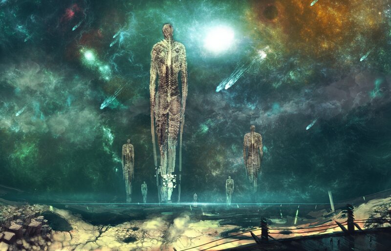 Giant Humanoid Figures