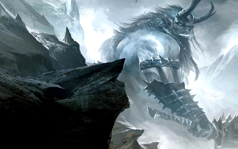 Giant Ice Demon
