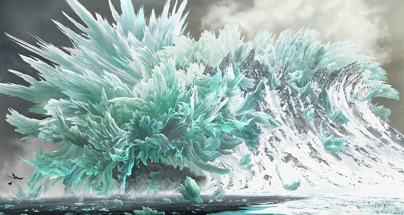 Giant Ice Wave