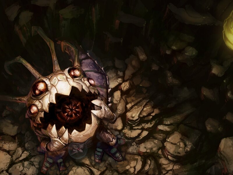 Giant Insect Creature — Brown