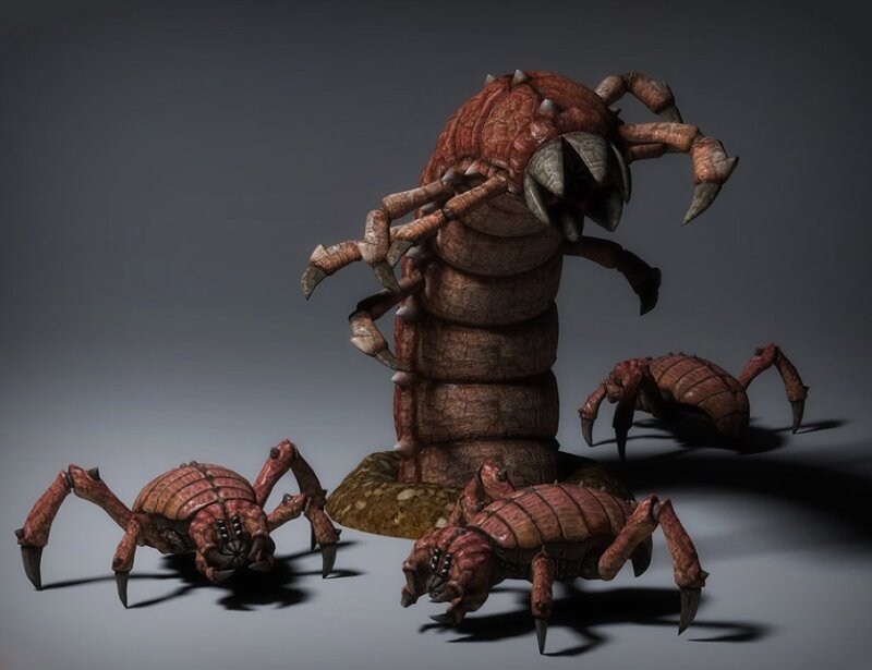 Giant insect creatures