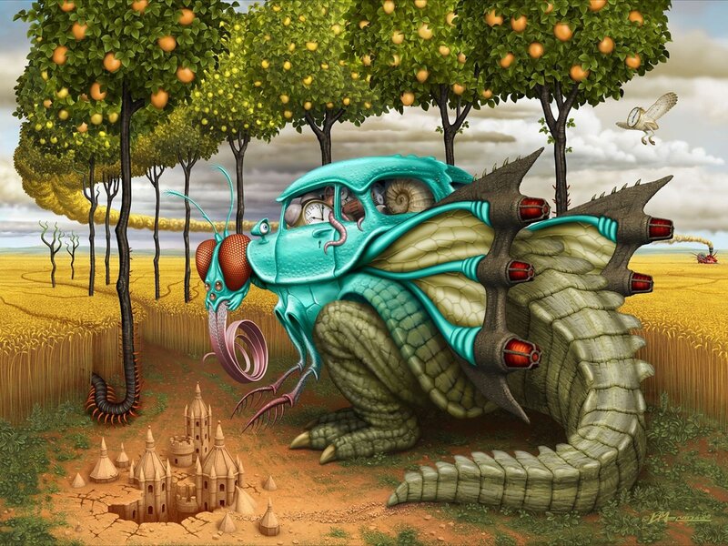 Giant Insect-dragon Creature