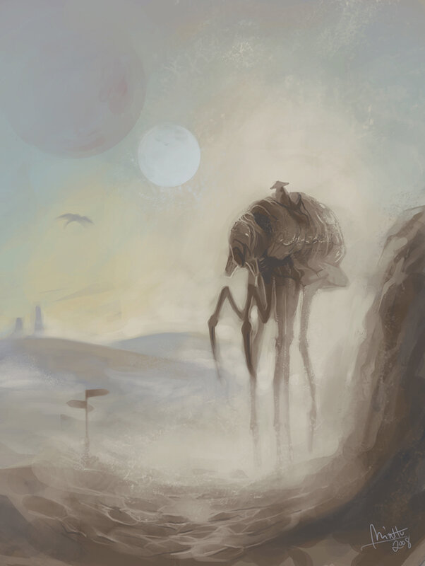 Giant Insect-like Creature — Brown