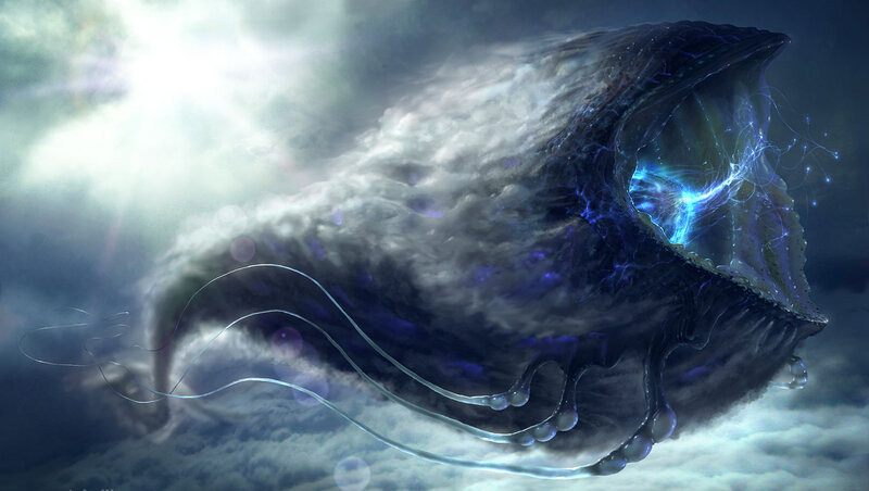 Giant Jellyfish-like Creature