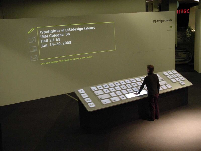 giant keyboard interactive display