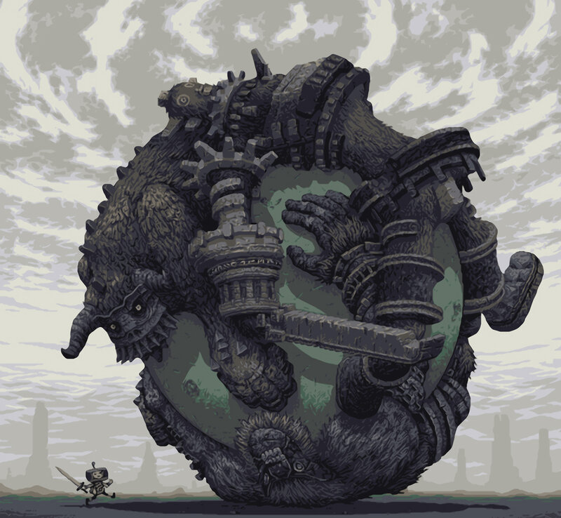 giant mechanical beast