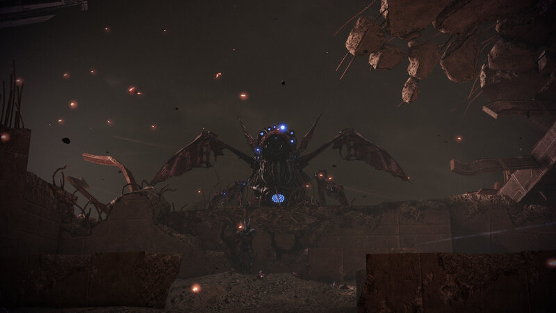 Giant Mechanical Creature — Black, Dark, Dramatic