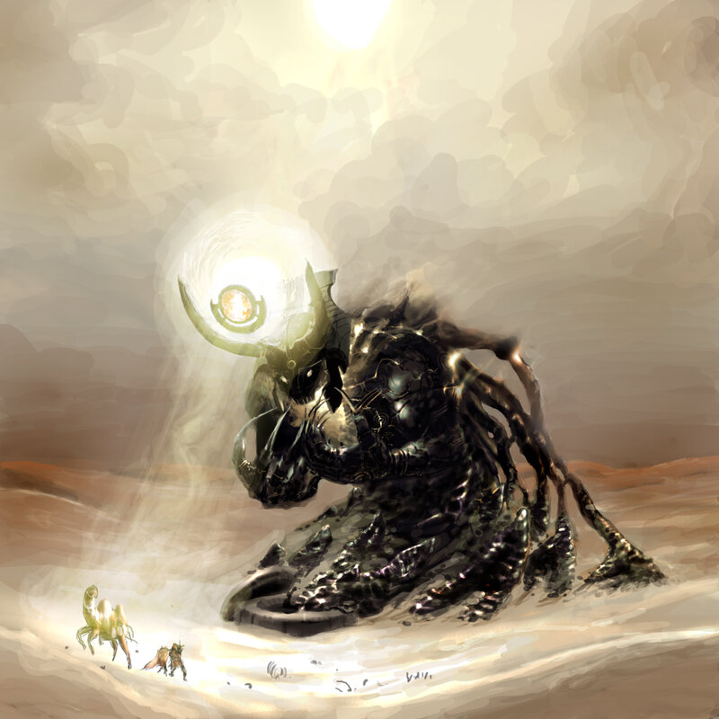 Giant Mechanical Creature — Brown