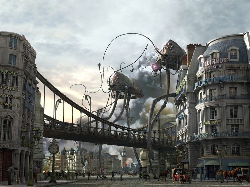 Giant Mechanical Creatures — Gray, Dramatic