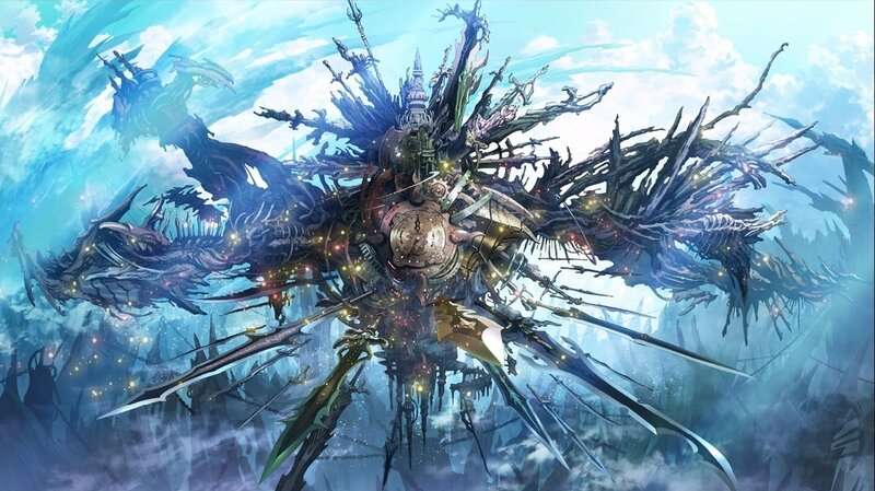 Giant Mechanical Dragon — Blue