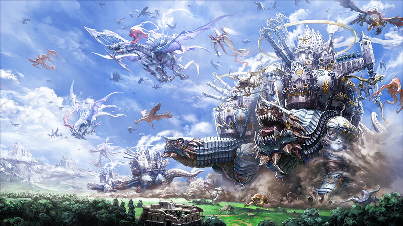 Giant Mechanical Dragons — Blue