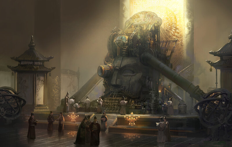 Giant Mechanical Head