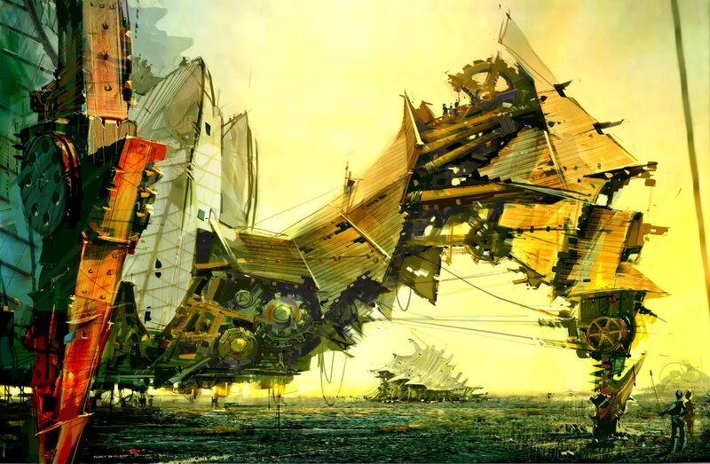 Giant Mechanical Ship