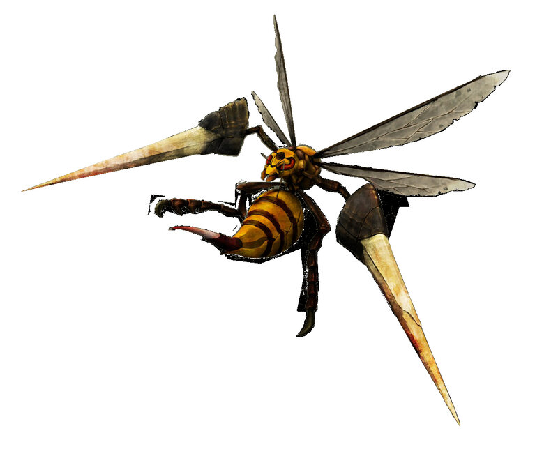 giant mechanical wasp