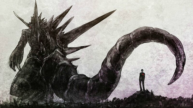 Giant Monster and Man — Black