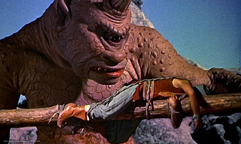 giant monster attacks hero