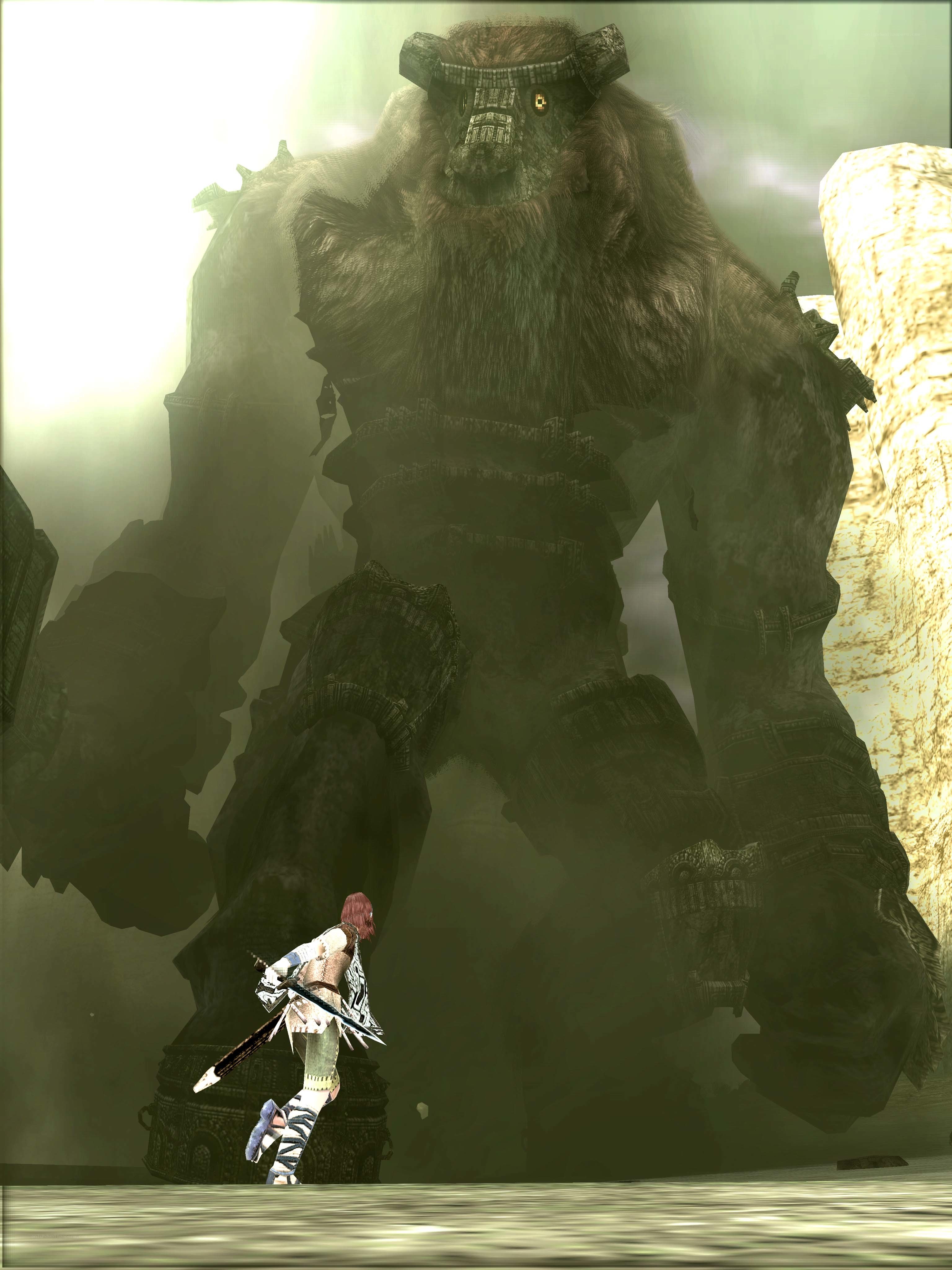 giant monster battle scene