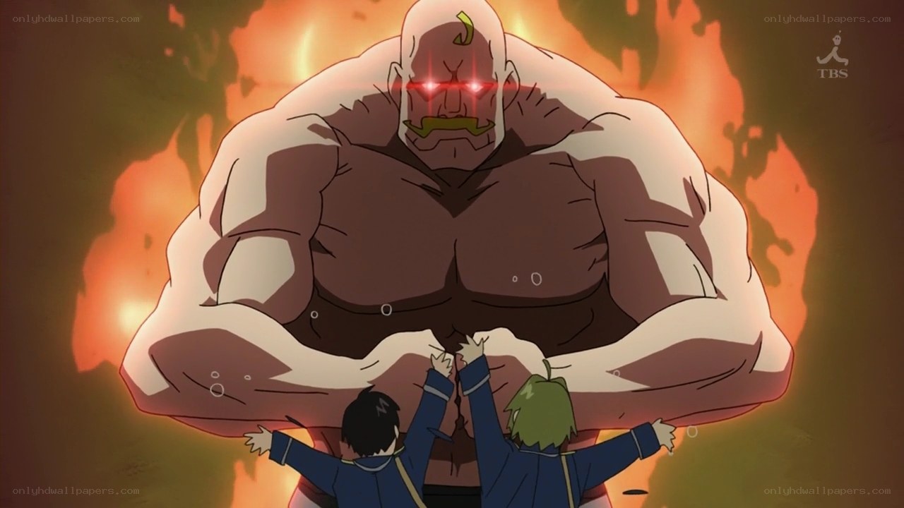 giant monster confronts two boys