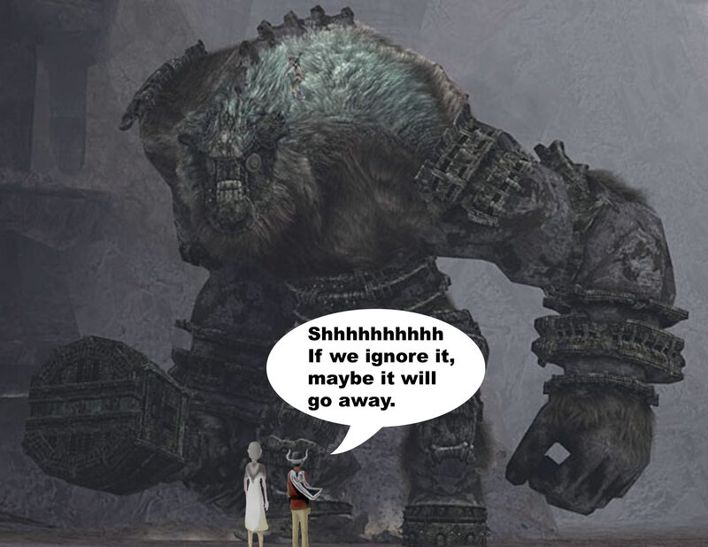 Giant monster encounter