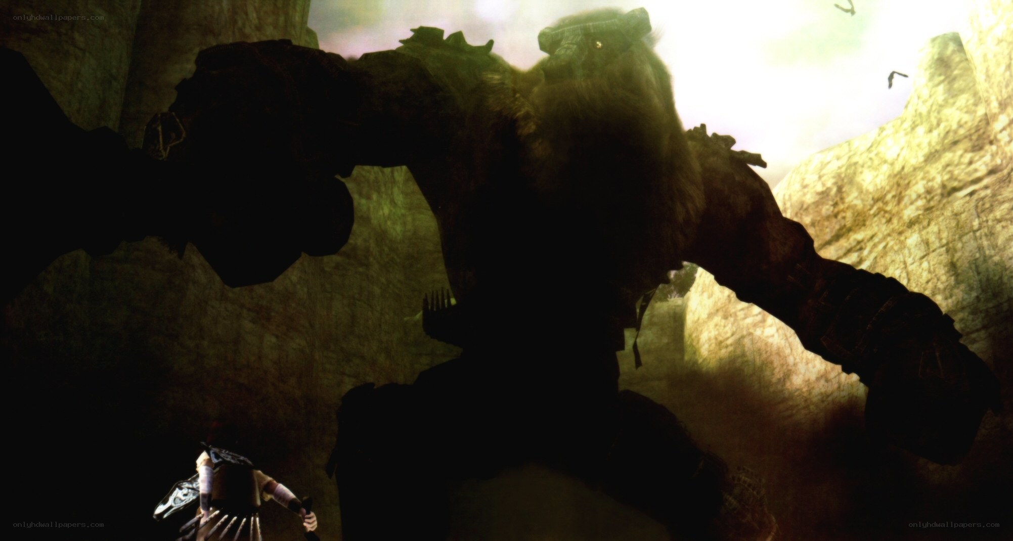 giant monster in cavern