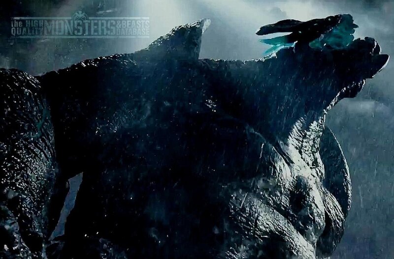 Giant Monster in Rain — Black, Dark, Dramatic