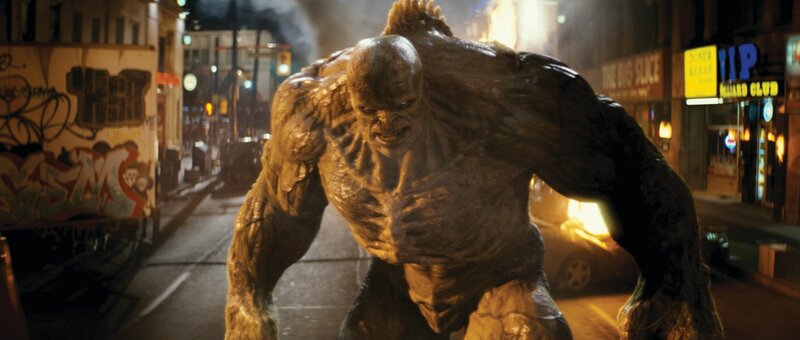 Giant Monster on Street — Brown