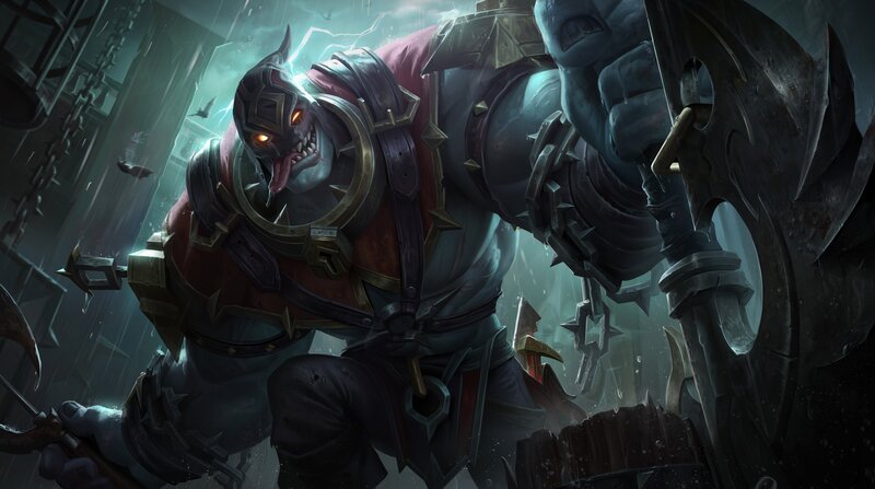 Giant Monster Warrior — Gray, Dramatic