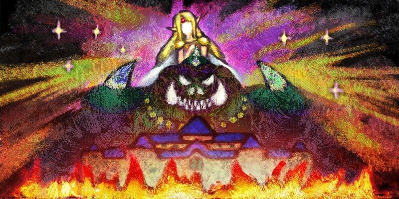 Giant Monster with Rider — Purple