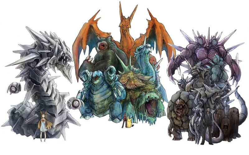 Giant Monsters with People