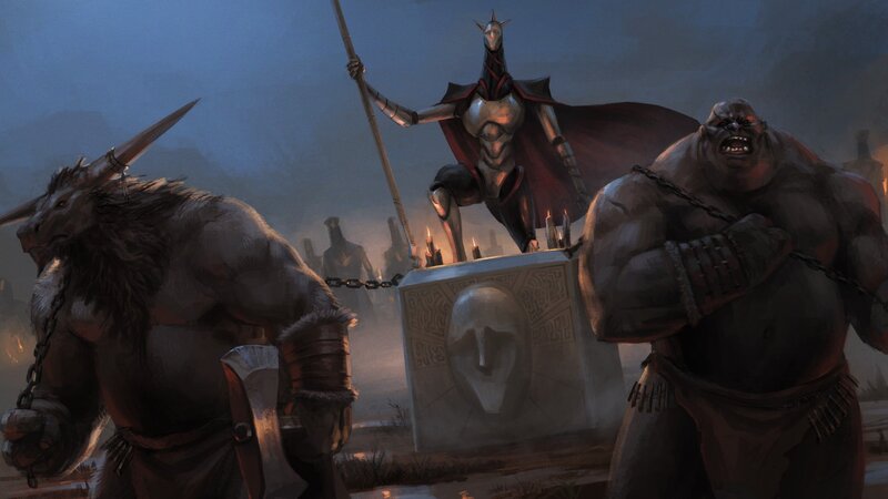 Giant Monsters with Warrior