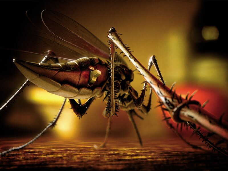 Giant Mosquito with Switch — Brown
