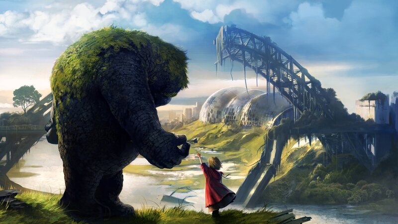 Giant Moss-covered Creature