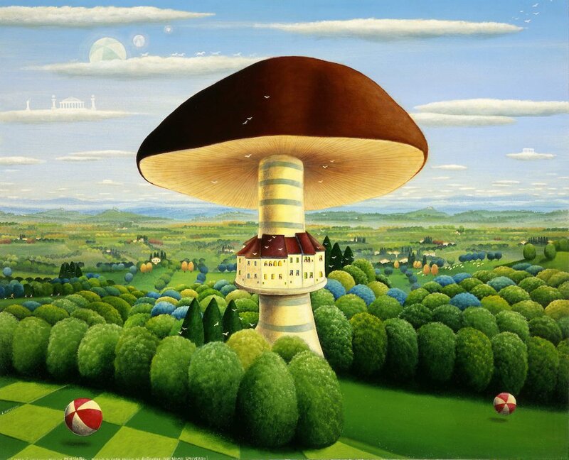 Giant Mushroom House