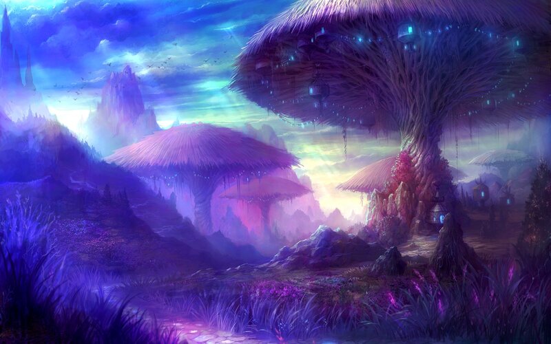 Giant Mushroom Trees