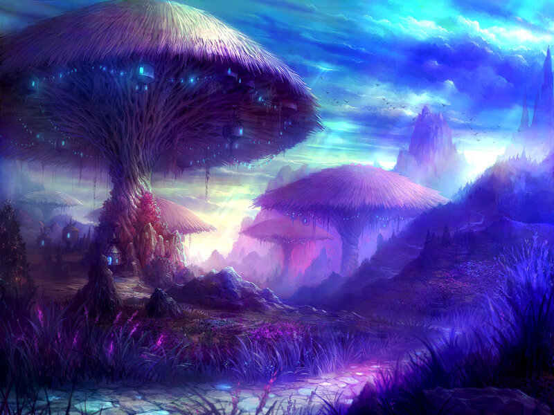 Giant Mushroom Village