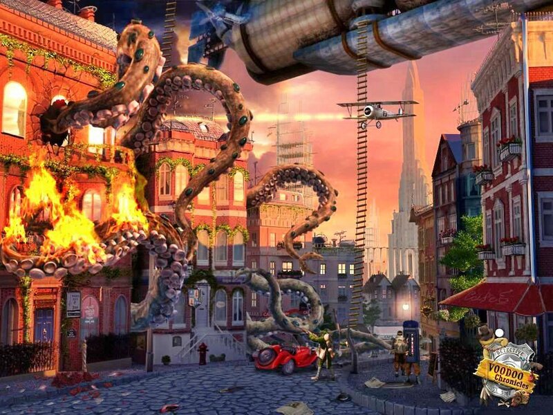 Giant Octopus Attacking City