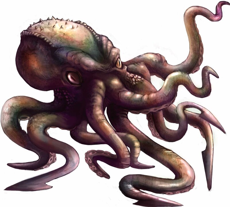 giant octopus creature