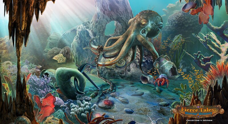 Giant Octopus in Cave