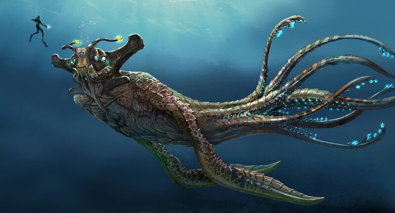 Giant Octopus-like Creature