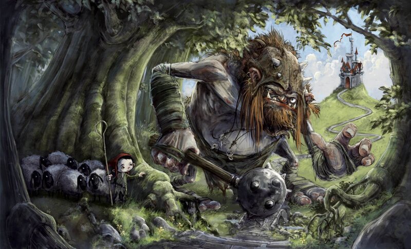 Giant Ogre with Shepherd