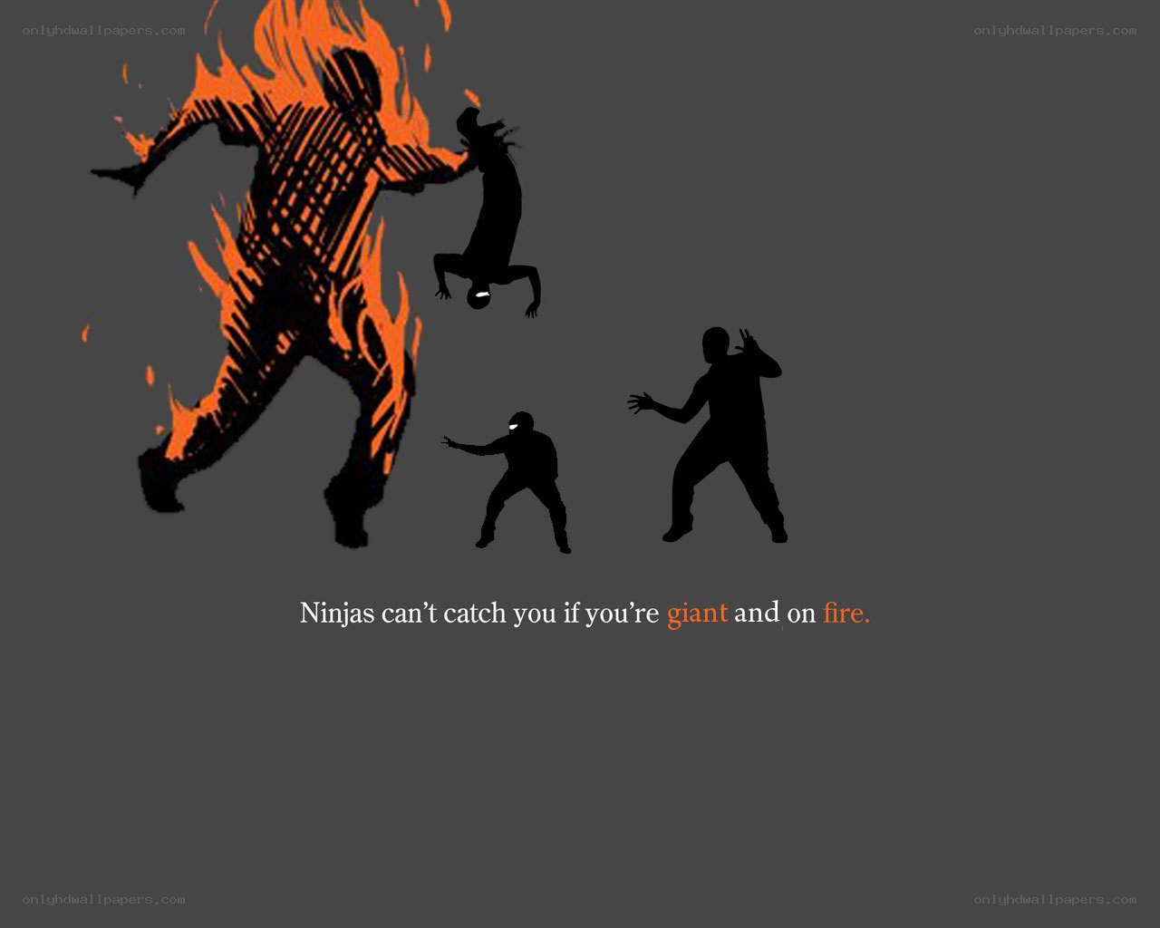 giant on fire ninjas