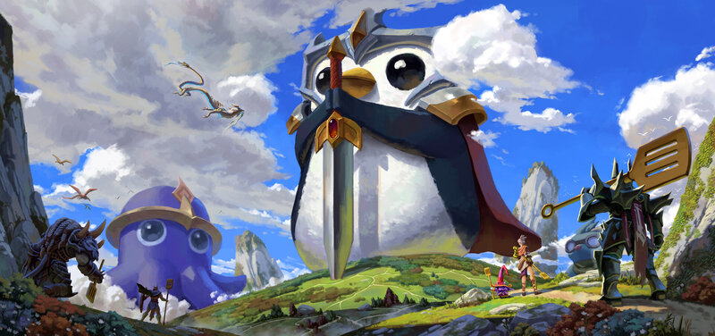 Giant Penguin Statue