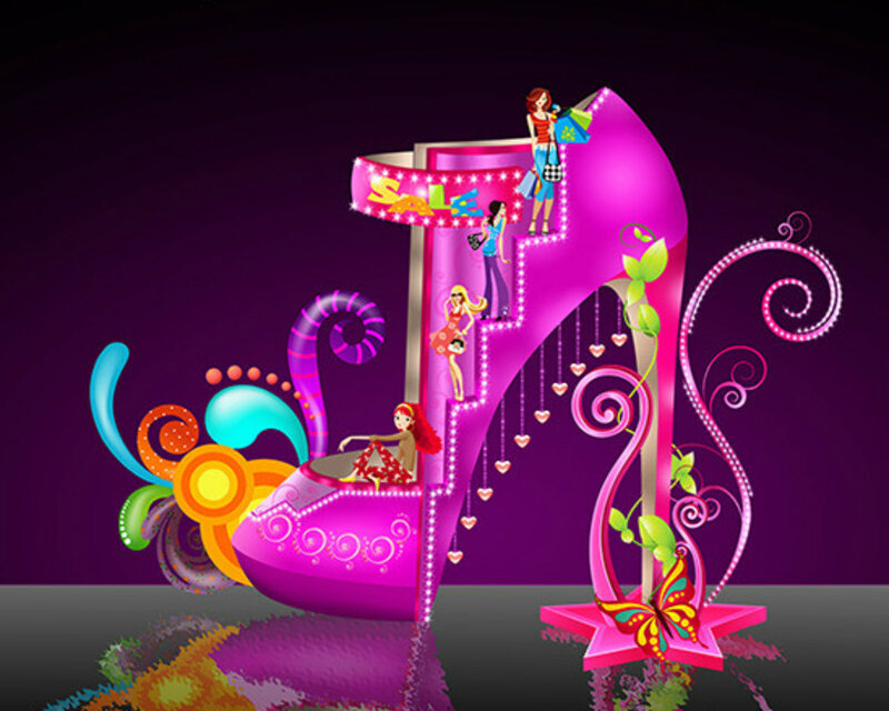 Giant Pink High Heel