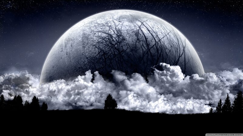 Giant Planet Above Clouds